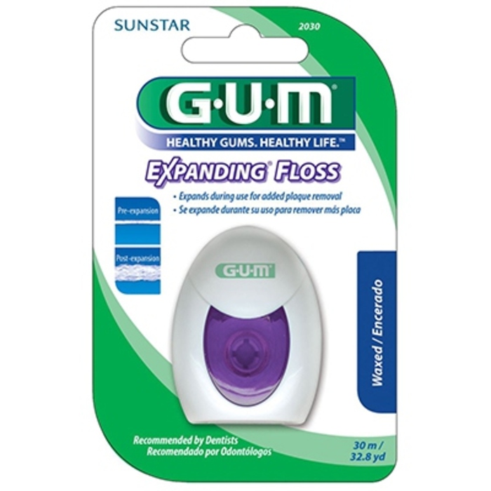 Photo de Gum expanding floss fil ciré Gum Gum expanding floss fil ciré Gum-204633
