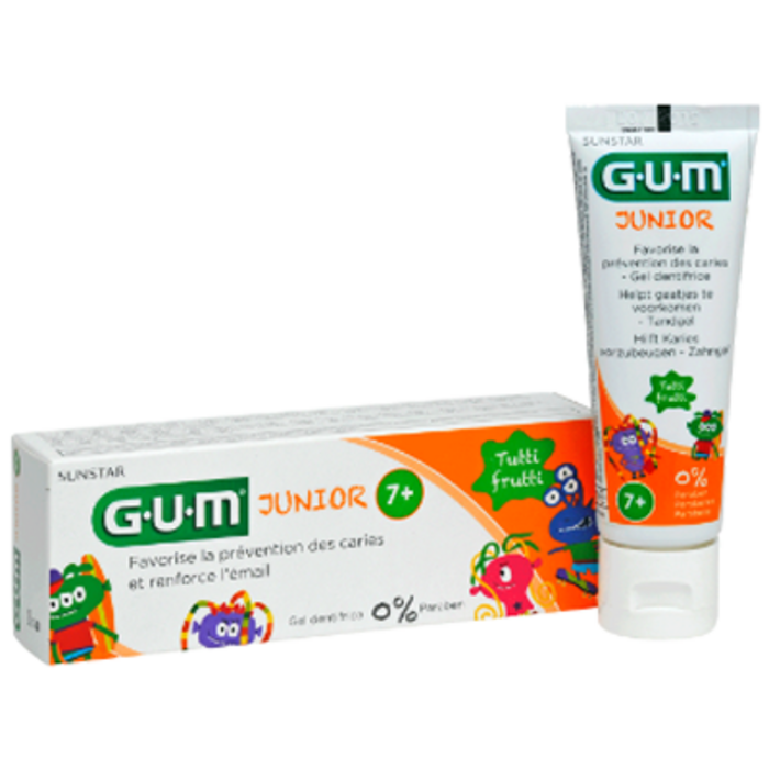 Photo de Gum junior dentifrice 7 ans et + tutti frutti Gum Gum junior dentifrice 7 ans et + tutti frutti Gum-144411