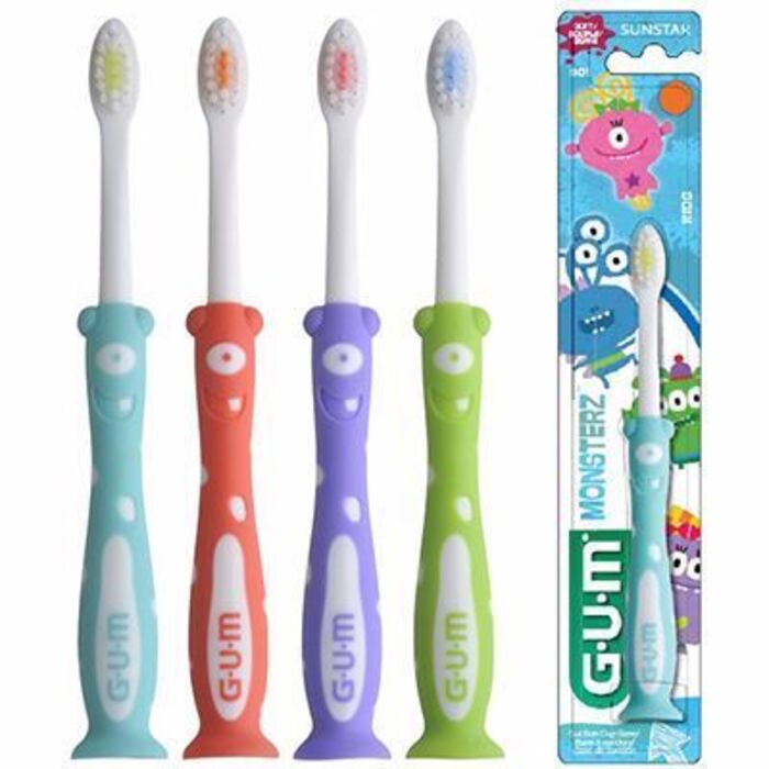 Gum kids brosse à dents 3-6 ans souple garçon Gum-216425