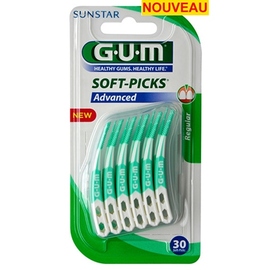 GUM Soft-picks Advanced Bâtonnet Interdentaire Regular x30 - GUM -204636
