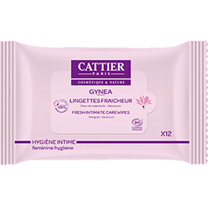 Photo de Gynea lingettes intimes bio x12 Cattier Gynea lingettes intimes bio x12 Cattier-226155