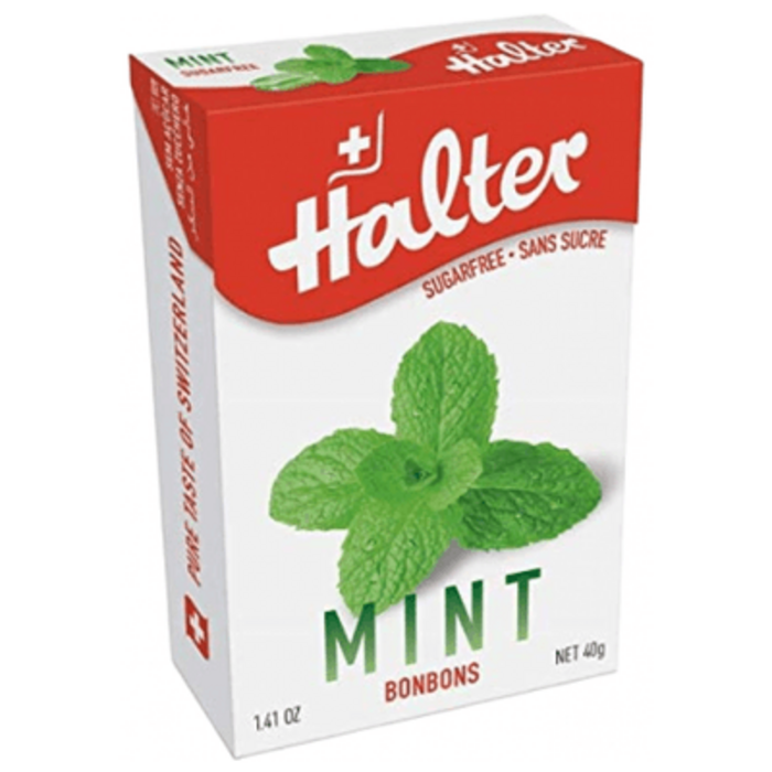 Photo de Halter bonbons menthe sans sucre - 40 g Halter Halter bonbons menthe sans sucre - 40 g Halter-197219