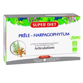 HARPAGOPHYTUM BIO - 20 ampoules de 15ml - 20.0 unités - Ossature - Articulations - Super Diet Souplesse et mobilité-4449