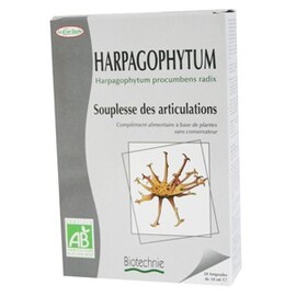 Harpagophytum bio - 20 ampoules - divers - biotechnie la cour'tisane -136566