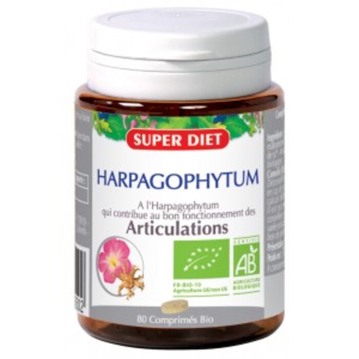 Harpagophytum bio - 80 comprimés Super diet-4488
