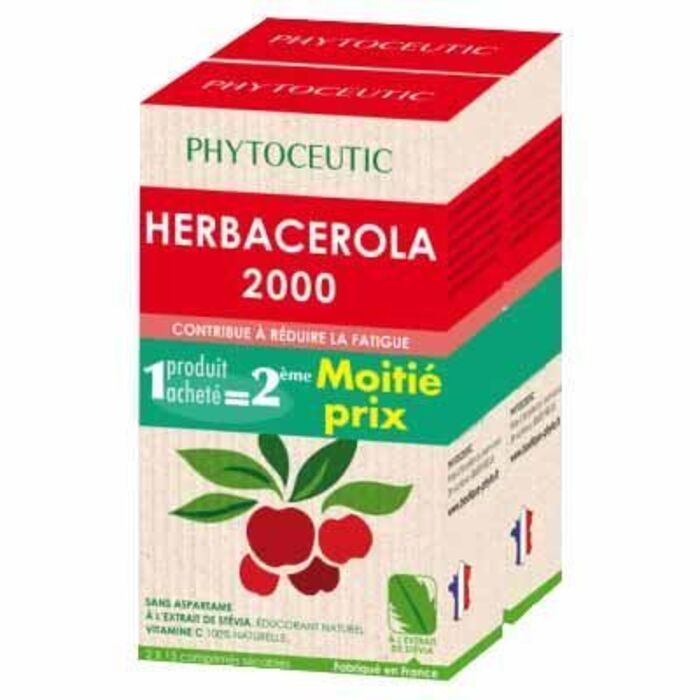 Photo de Herbacerola 2000 lot de 2x30 comprimés Phytoceutic Herbacerola 2000 lot de 2x30 comprimés Phytoceutic-125834