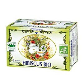 Hibiscus - 20.0 unites - Tisanes simples Bio - Romon nature -16189