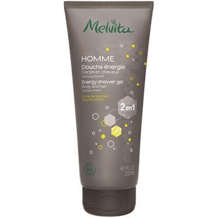 Photo de Homme douche energie bio 200ml Melvita Homme douche energie bio 200ml Melvita-219725