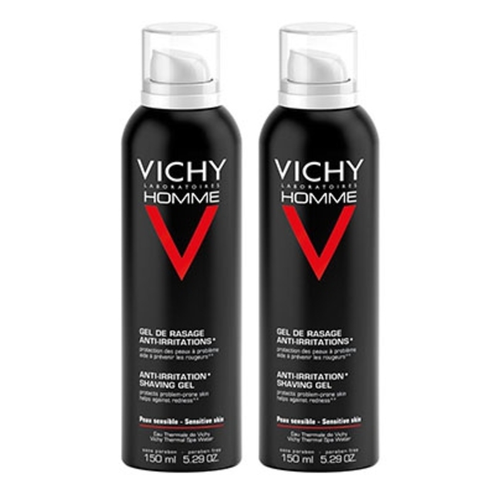 Photo de Homme gel de rasage anti-irritations - lot de 2 Vichy Homme gel de rasage anti-irritations - lot de 2 Vichy-143125