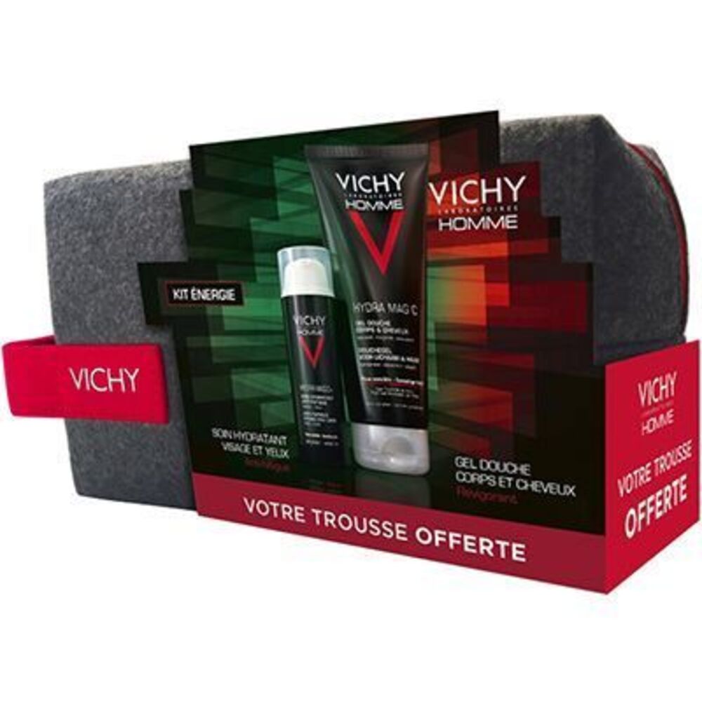 Photo de Homme trousse kit energie soin hydratatant 50ml + gel douche 200ml Vichy Homme trousse kit energie soin hydratatant 50ml + gel douche 200ml Vichy-222779