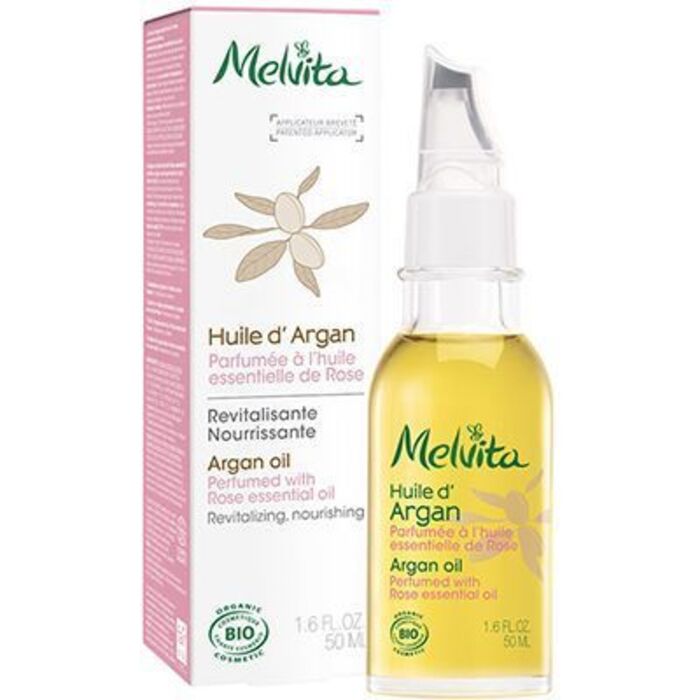 Huile d'argan parfumée à l'huile essentielle de rose 50ml Melvita-229044
