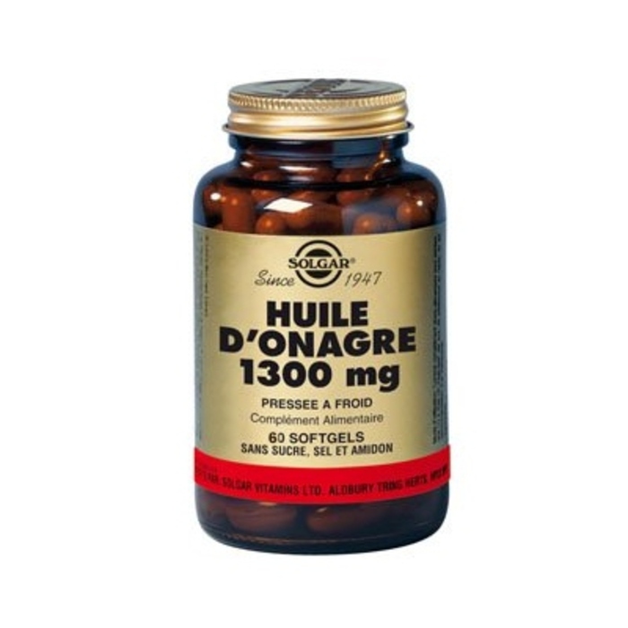 Photo de Huile d'onagre 1300mg - eco Solgar Huile d'onagre 1300mg - eco Solgar-199891