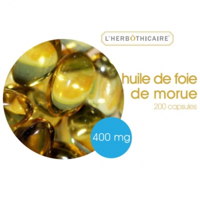Photo de Huile de foie de morue - eco L'herbothicaire Huile de foie de morue - eco L'herbothicaire-203041