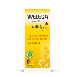 Huile de massage ventre de bébé - 50.0 ml - maternité - weleda Apaise et détend-7124