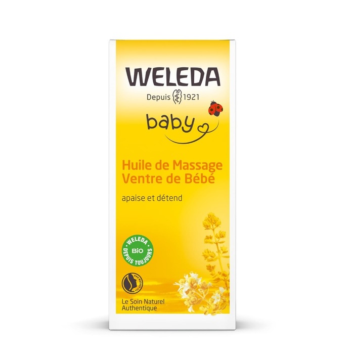Huile de massage ventre de bébé Weleda-7124