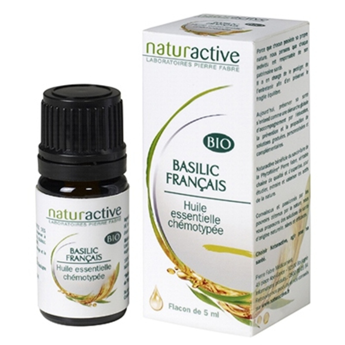 Photo de Huile essentielle basilic français bio 5ml Naturactive Huile essentielle basilic français bio 5ml Naturactive-200727