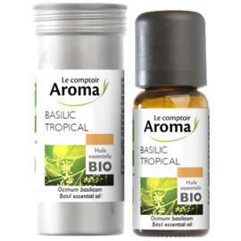Huile essentielle bio basilic tropical 10ml - le comptoir aroma -221994