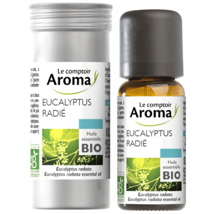 Photo de Huile essentielle bio eucalyptus radié 10ml Le comptoir aroma Huile essentielle bio eucalyptus radié 10ml Le comptoir aroma-221998
