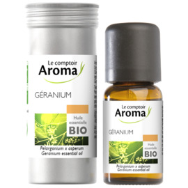 Huile essentielle bio géranium 5ml - le comptoir aroma -222002