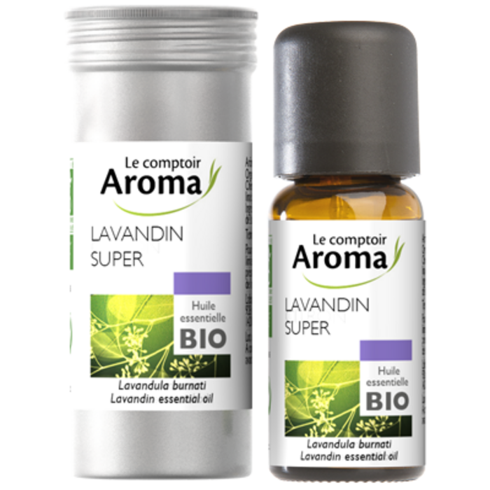 Photo de Huile essentielle bio lavandin super 10ml Le comptoir aroma Huile essentielle bio lavandin super 10ml Le comptoir aroma-222007