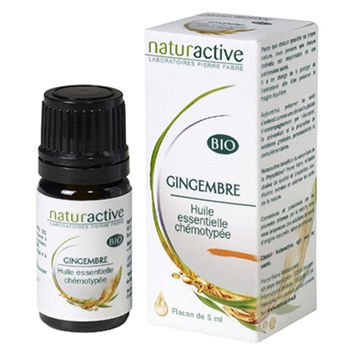 Photo de Huile essentielle gingembre bio 5ml Naturactive Huile essentielle gingembre bio 5ml Naturactive-200745