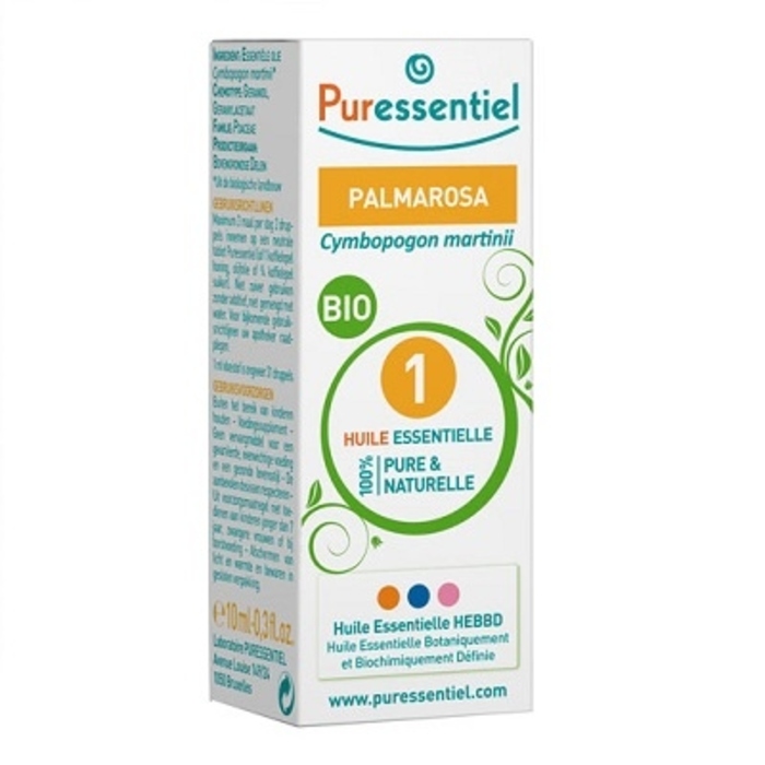 Photo de Huile essentielle palmarosa - 10 ml Puressentiel Huile essentielle palmarosa - 10 ml Puressentiel-125951