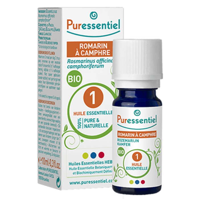 Photo de Huile essentielle romarin - 10 ml Puressentiel Huile essentielle romarin - 10 ml Puressentiel-125954