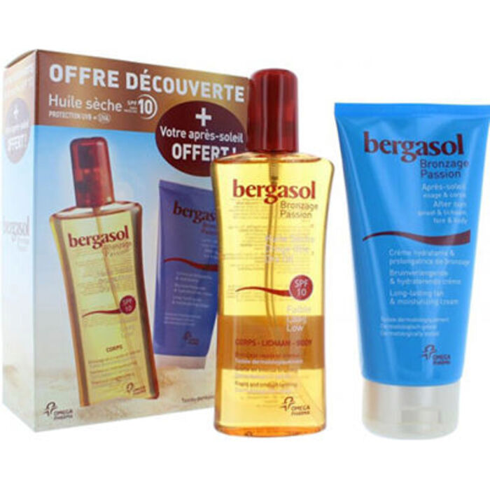 Photo de Huile sèche spf10 125ml + après-soleil 150ml offert Bergasol Huile sèche spf10 125ml + après-soleil 150ml offert Bergasol-226045