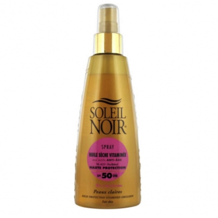 Photo de Huile sèche vitaminée spf50 - 150 ml Soleil noir Huile sèche vitaminée spf50 - 150 ml Soleil noir-202645