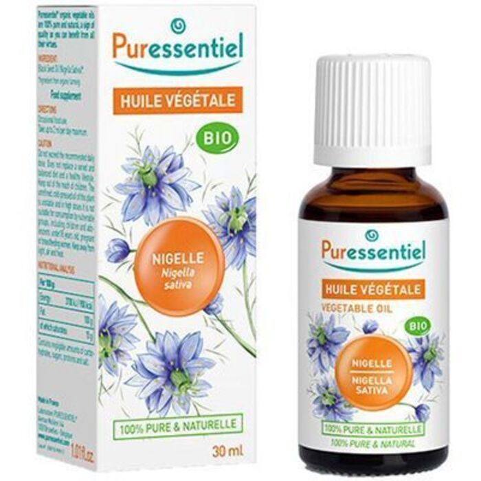Photo de Huile végétale bio nigelle 30ml Puressentiel Huile végétale bio nigelle 30ml Puressentiel-225564