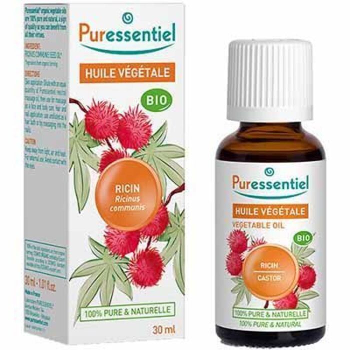 Photo de Huile végétale bio ricin 30ml Puressentiel Huile végétale bio ricin 30ml Puressentiel-225424