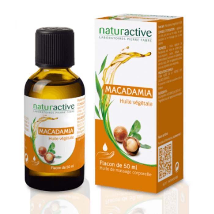 Photo de Huile végétale macadamia - 50ml Naturactive Huile végétale macadamia - 50ml Naturactive-200757