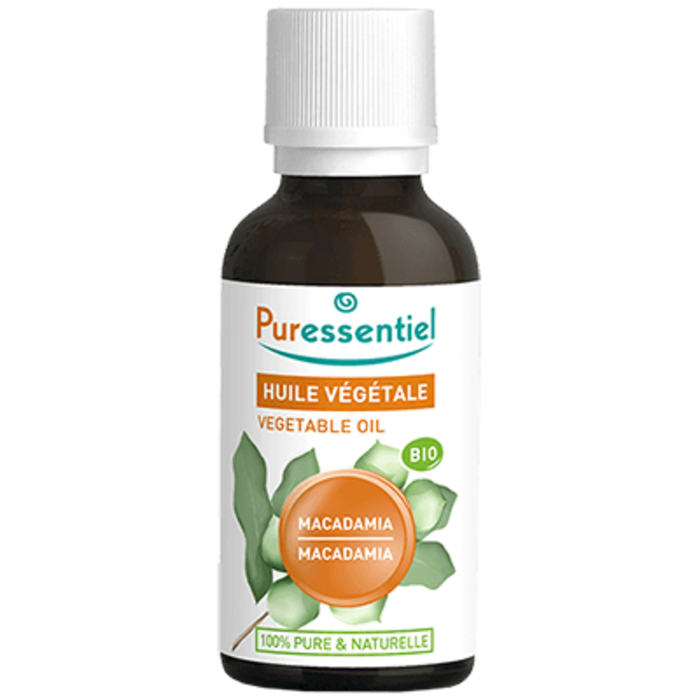 Photo de Huile végétale macadamia bio - 30ml Puressentiel Huile végétale macadamia bio - 30ml Puressentiel-204981