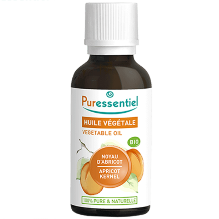 Photo de Huile végétale noyau d'abricot bio - 30ml Puressentiel Huile végétale noyau d'abricot bio - 30ml Puressentiel-204983