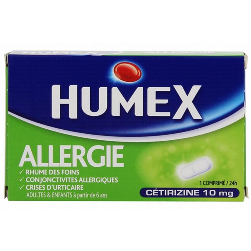 Photo de Humex allergie cetirizine 10 mg - 7 comprimés Urgo Humex allergie cetirizine 10 mg - 7 comprimés Urgo-192586