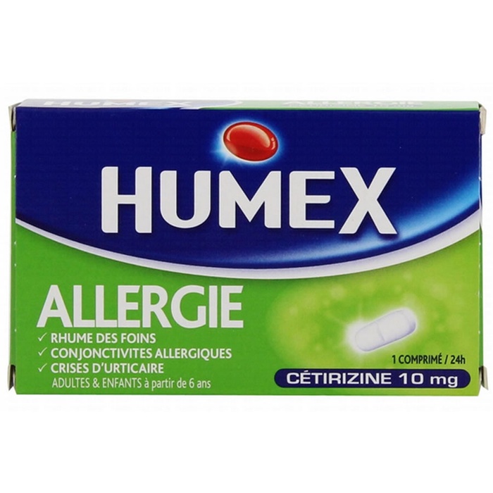 Photo de Humex allergie cetirizine 10 mg - 7 comprimés Urgo Humex allergie cetirizine 10 mg - 7 comprimés Urgo-192586