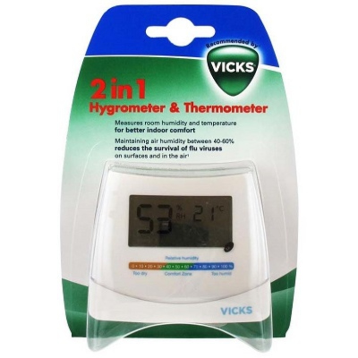 Photo de Hygromètre thermomètre 2 en 1 Vicks Hygromètre thermomètre 2 en 1 Vicks-199236