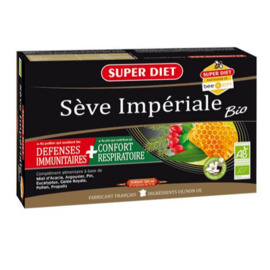 IMMUNITE ET RESPIRATION BIO (SEVE IMPERIALE BIO) - 20 ampoules de 15ml - 20.0 unités - La gamme vitalité - Super Diet Vitalité et la résistance de l’organisme-4573