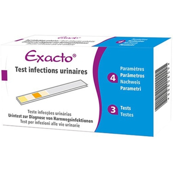 Photo de Infection urinaire test de détection - 3 tests Exacto Infection urinaire test de détection - 3 tests Exacto-199245