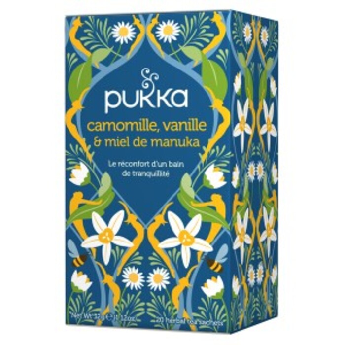 Photo de Infusion ayurvedique camomille, vanille et miel de manuka bio - boite de... Pukka Infusion ayurvedique camomille, vanille et miel de manuka bio - boite de... Pukka-189890