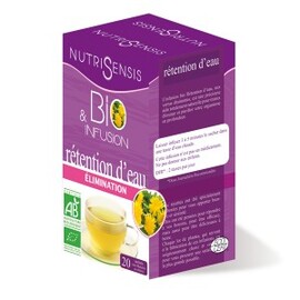Infusion rétention d'eau BIO - 20 sachets - divers - Nutrisensis -140106