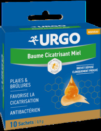 Innovation - Baumes unidosescicatrisants au miel naturel - 10 sachets - 9.0 g - 1ers soins - miel médical naturel - Urgo -232133