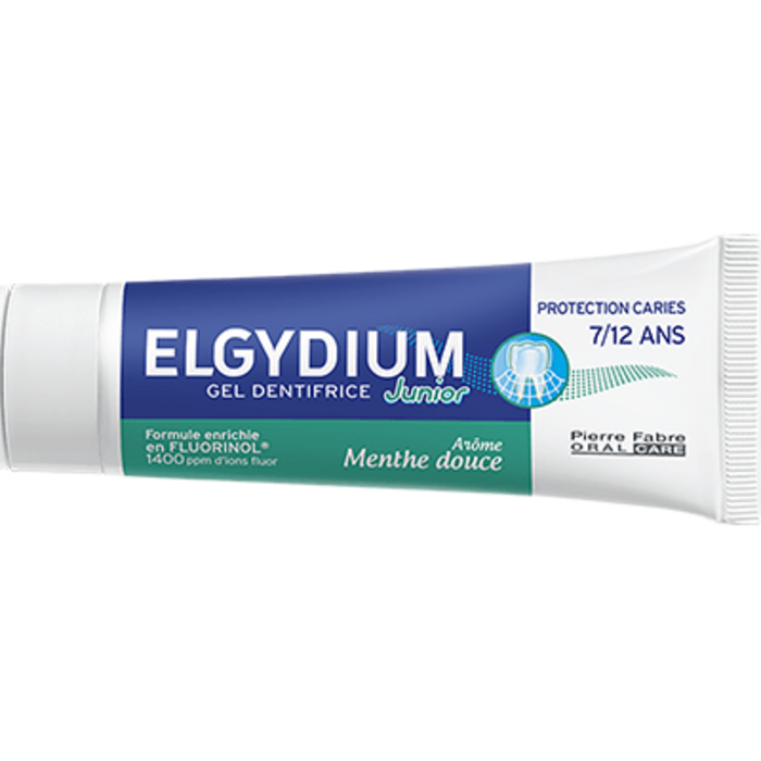 Photo de Junior gel dentifrice 7/12 ans menthe douce 50ml Elgydium Junior gel dentifrice 7/12 ans menthe douce 50ml Elgydium-223487