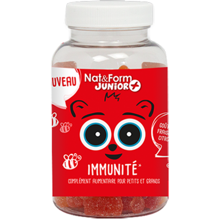 Photo de Junior+ immunité - 30 gommes Nat & form Junior+ immunité - 30 gommes Nat & form-201882
