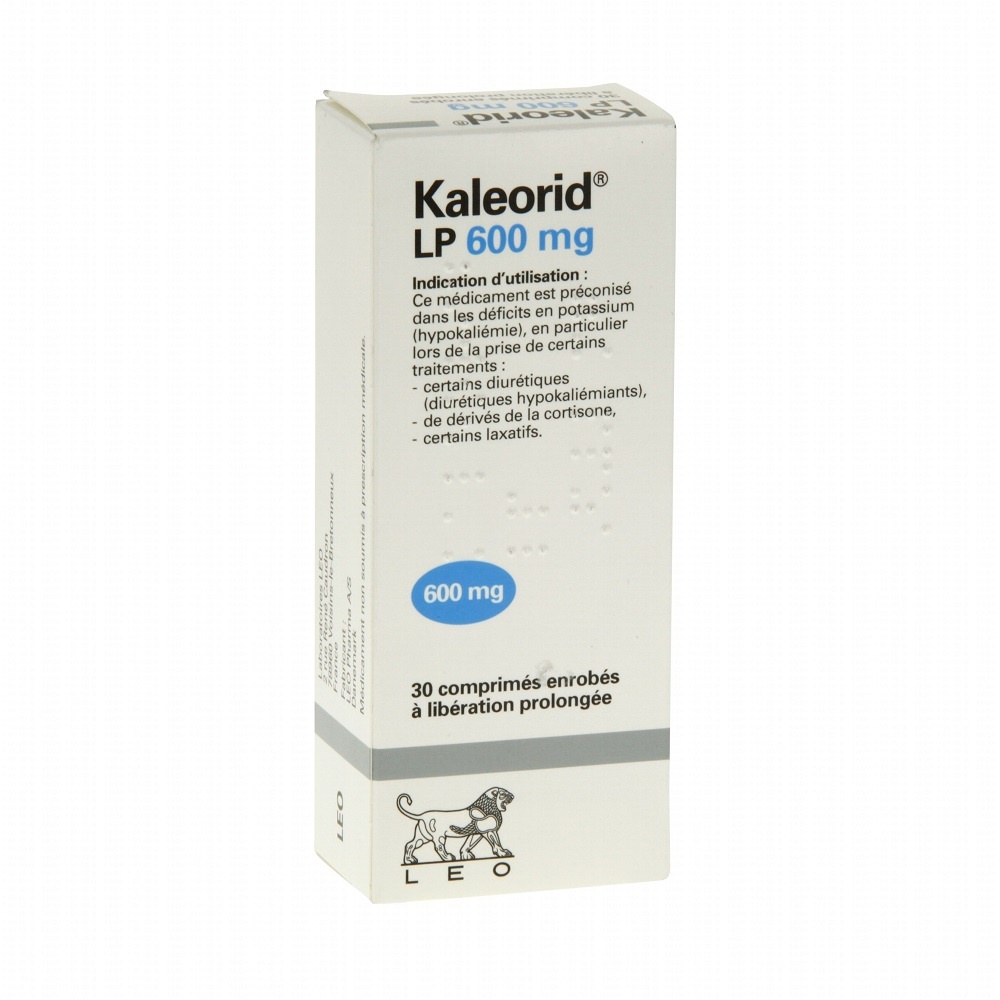 Photo de Kaleorid lp 600mg - 30 comprimés Kaleorid lp 600mg - 30 comprimés -192397