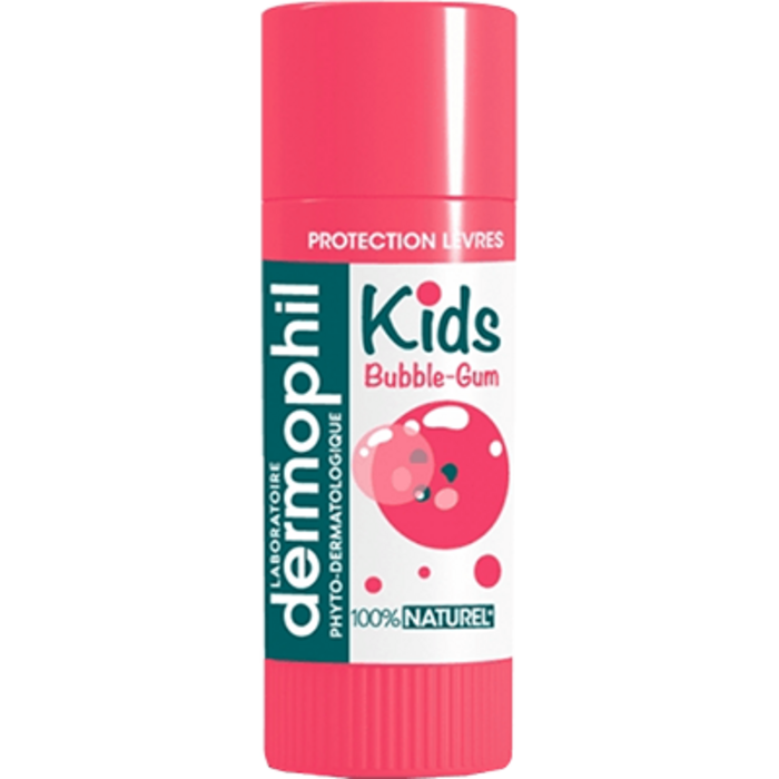 Photo de Kids stick lèvres 100% naturel bubble-gum 4g Dermophil indien Kids stick lèvres 100% naturel bubble-gum 4g Dermophil indien-219303