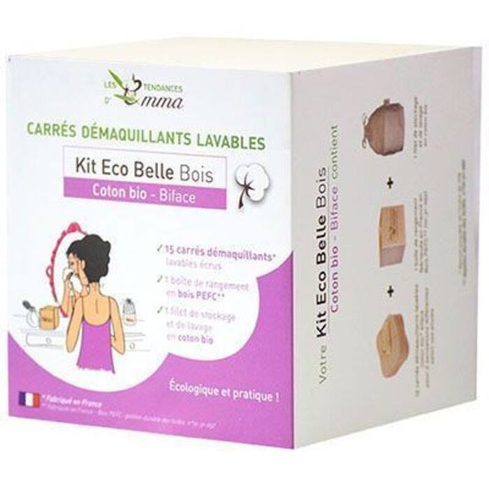 Kit eco belle bois coton bio biface Les tendances d'emma-136753