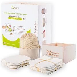 Kit Eco Chou Bois Coton Bio Biface - divers - Les Tendances d'Emma -189481
