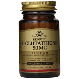 L-glutathion réduit 50mg - 30 gélules végétales - solgar -195438