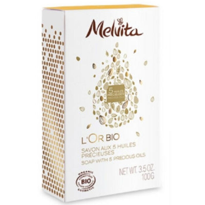 Photo de L'or bio savon aux 5 huiles précieuses bio 100g Melvita L'or bio savon aux 5 huiles précieuses bio 100g Melvita-213434